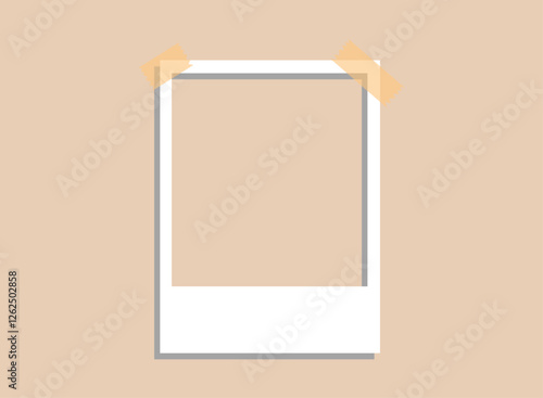 Illustration of an Aesthetic Polaroid Frame