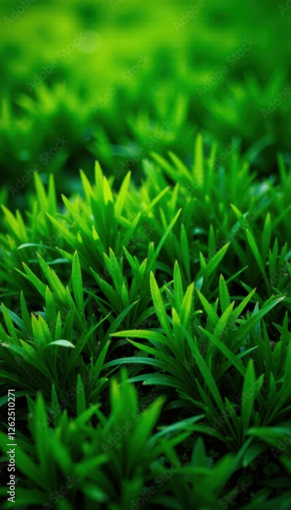 Bright emerald grass, dense vibrant texture, overhead shot , aerial, green, spring Bright emerald grass, dense vibrant texture, overhead shot , aerial, green, spring
