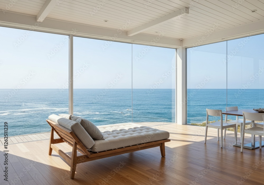 Fototapeta premium Coastal Beachfront Retreat 