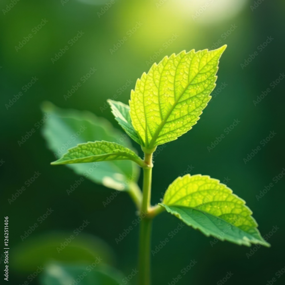 Bright young leaves emerge, delicate textures , overhead, tree Bright young leaves emerge, delicate textures , overhead, tree