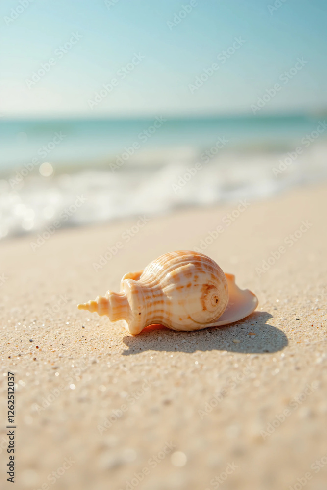 Summer beach with strafish and shells on Fine Sand – Soft Natural Lighting Highlights Its Curves and Texture, Creating a Peaceful, Beach-Inspired Aesthetic Perfect for Travel and Ocean- Summer beach with strafish and shells on Fine Sand – Soft Natural Lighting Highlights Its Curves and Texture, Creating a Peaceful, Beach-Inspired Aesthetic Perfect for Travel and Ocean-