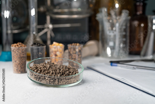 Laboratory studies of animal feed. Studies on the analysis of agricultural grains and seeds in laboratory conditions.