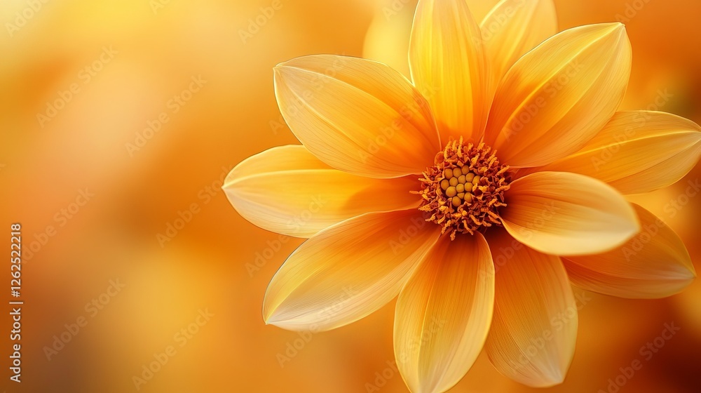 Fototapeta premium A Close Up of a Vibrant Flower Petals Detailed and Colorful with Soft Green Leaves in the Background Creating a Dreamy and Serene Atmosphere Ideal for Nature Enthusiasts and Photographers