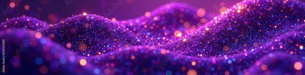 Deep purple glitter, swirling abstract design , deep, background Deep purple glitter, swirling abstract design , deep, background