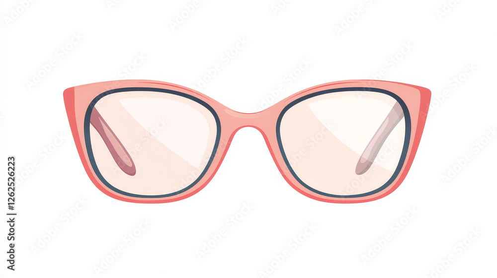 Optic center vector icon isolated on a white background. Concept of ophthalmology diagnostic center, medical clinic. Creative badge for glasses shop or vision correction clinic Optic center vector icon isolated on a white background. Concept of ophthalmology diagnostic center, medical clinic. Creative badge for glasses shop or vision correction clinic