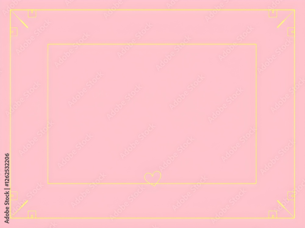 Pink Pastel Frame: A delicate, minimalist design featuring a soft pink background adorned with a light gold, elegant frame. Perfect for adding a touch of subtle sophistication to your projects. Pink Pastel Frame: A delicate, minimalist design featuring a soft pink background adorned with a light gold, elegant frame. Perfect for adding a touch of subtle sophistication to your projects.