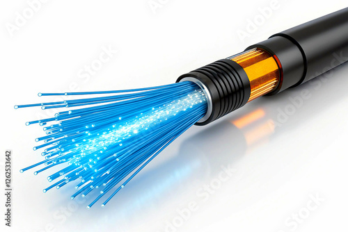 computer optical fiber network cable