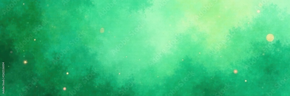 Fototapeta premium Faintly textured green Xmas background, distressed paint, elegant watercolor , holiday, grunge overlay