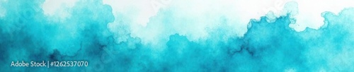 Fluid azure, turquoise watercolor washes Abstract art texture , art, color, visual