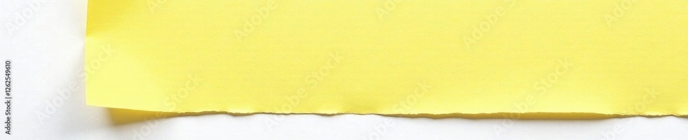Isolated bright yellow speech bubble on white textured paper, dialogue, social media Isolated bright yellow speech bubble on white textured paper, dialogue, social media