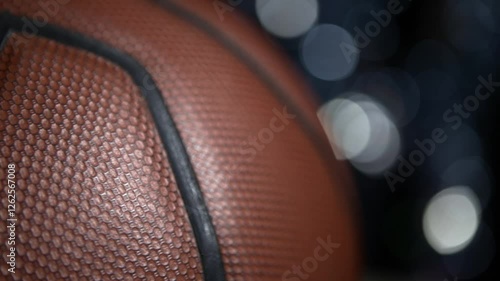 footage of basketball blue bokeh