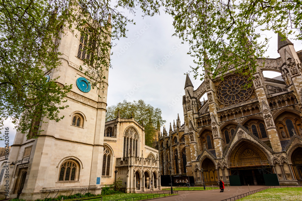 Φωτογραφία Westminster Abbey and St. Margaret's church in London, UK