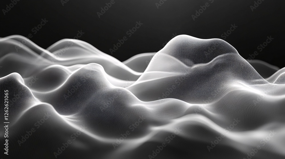 Smooth black silk texture with abstract waves pattern, providing a sophisticated and minimal black-and-white 4K backdrop for modern designs. Smooth black silk texture with abstract waves pattern, providing a sophisticated and minimal black-and-white 4K backdrop for modern designs.