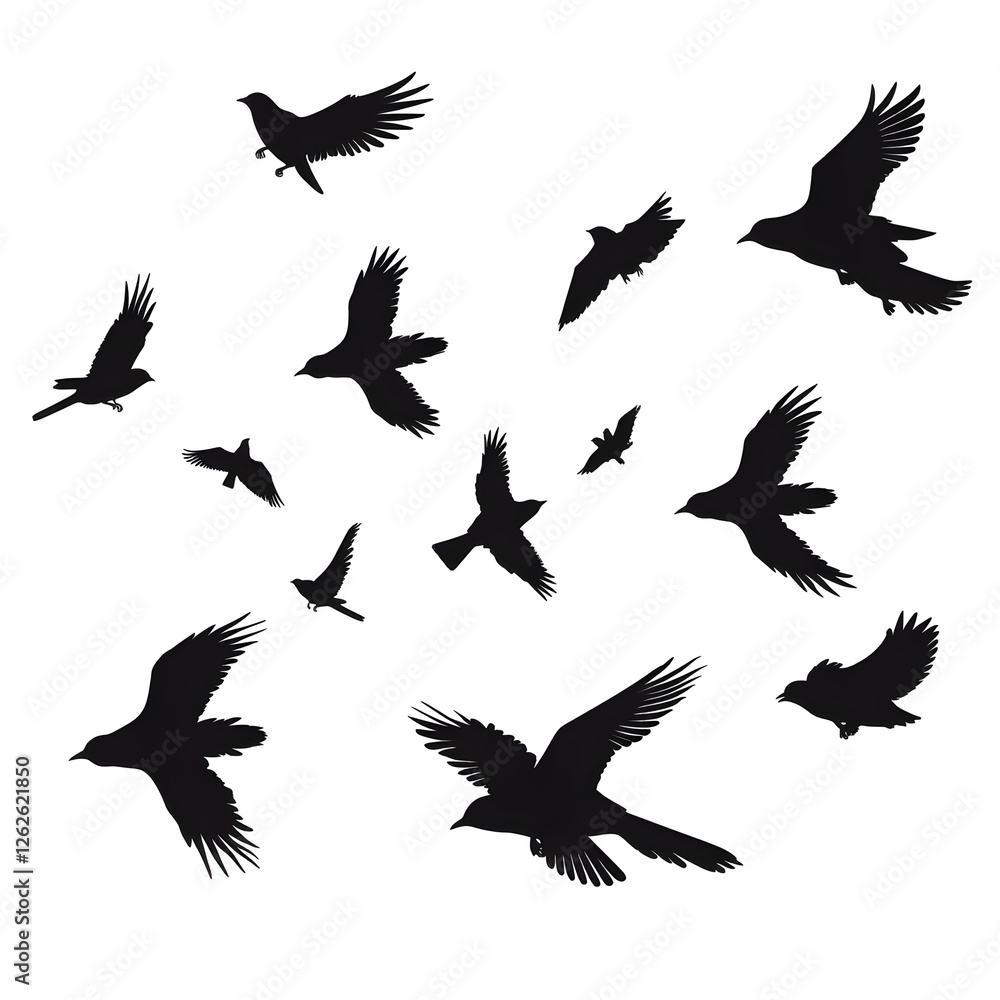 birds flight silhouette birds flight silhouette