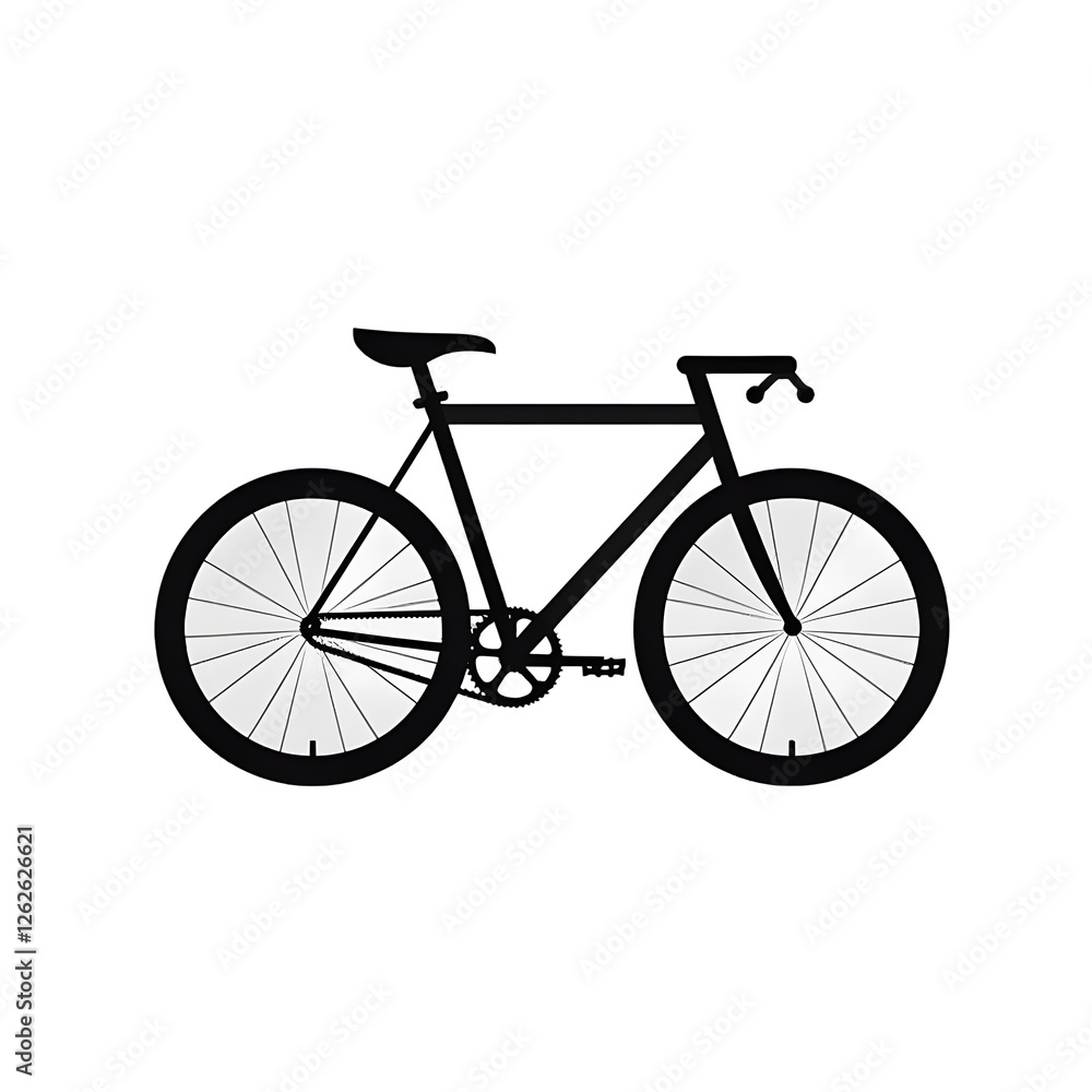 Fototapeta premium bicycle silhouette