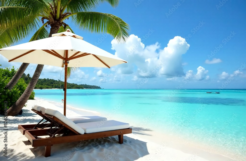 Obraz premium Tropical Beach Paradise