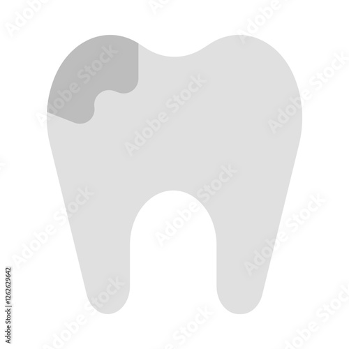 Cavity flat icon