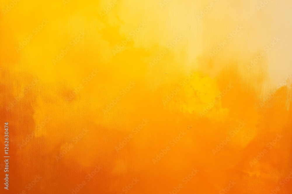 Obraz premium Orange yellow abstract clean light gradient background