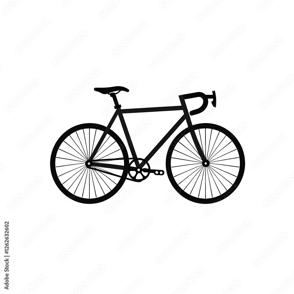 Obraz premium bicycle silhouette