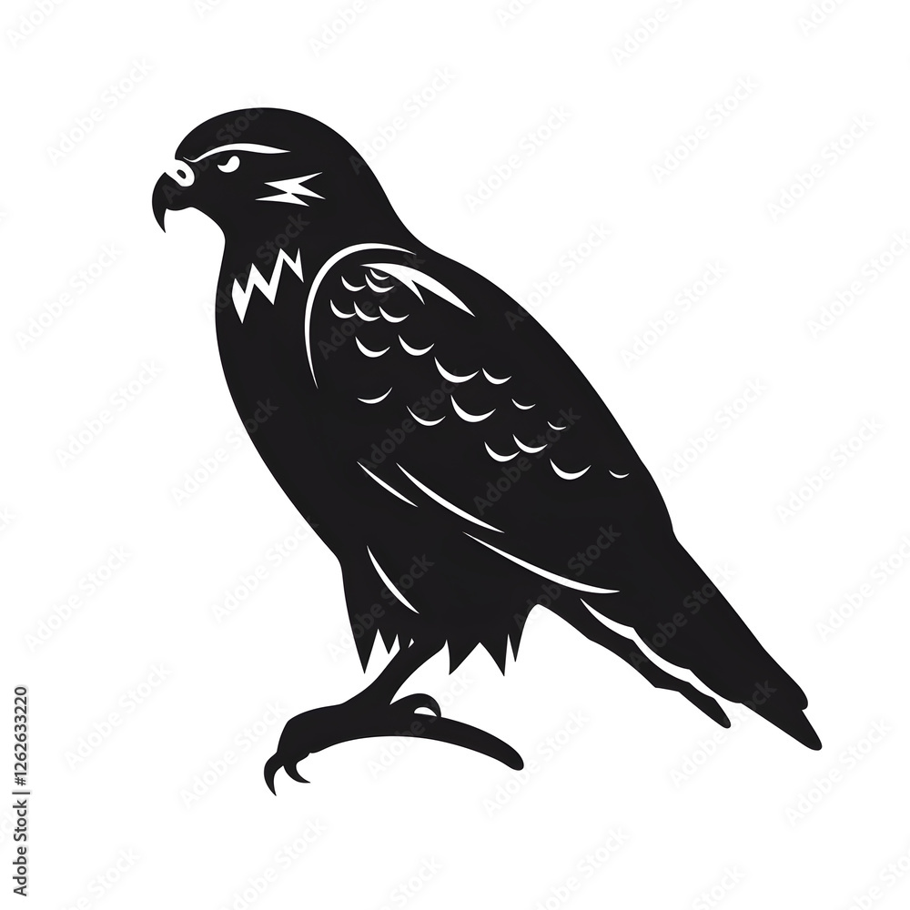 Obraz premium falcon silhouette