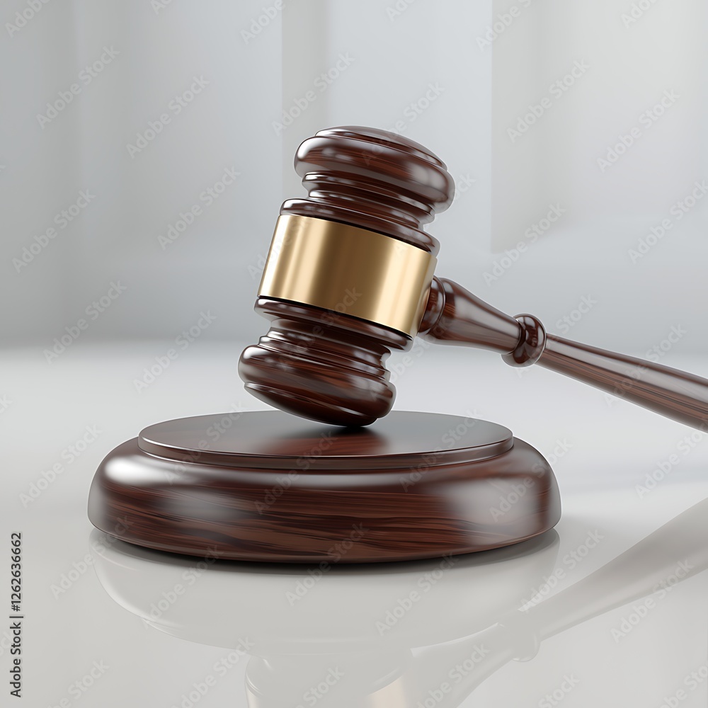 Judge gavel isolated on white background Judge gavel isolated on white background