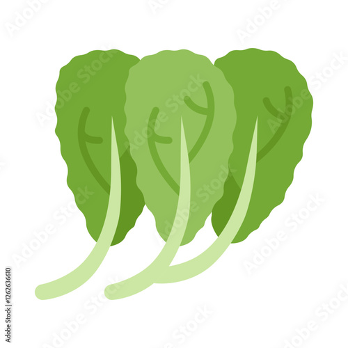 Chinese cabbage flat icon