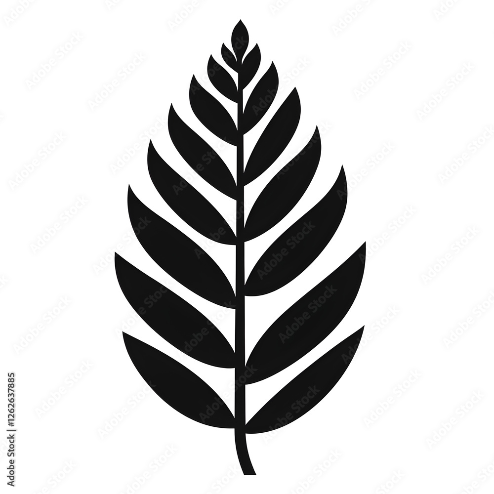 a leaf silhouette a leaf silhouette