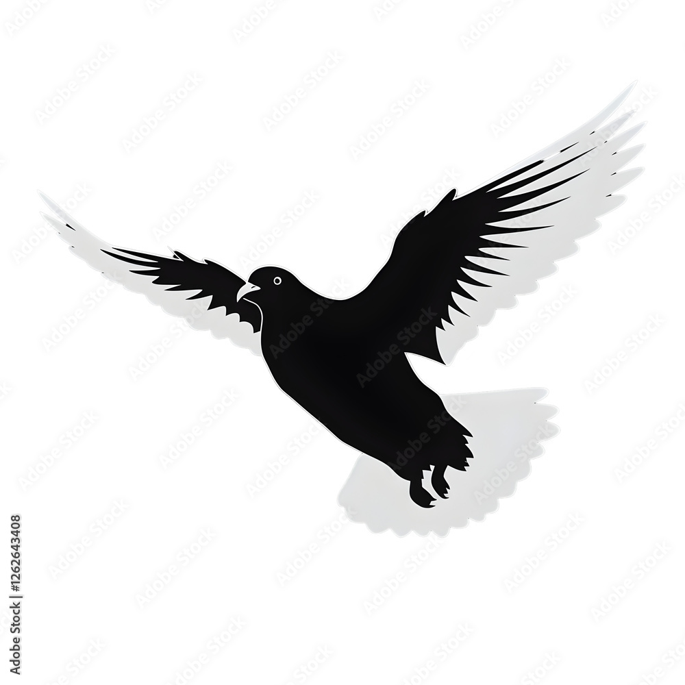 Fototapeta premium dove silhouette