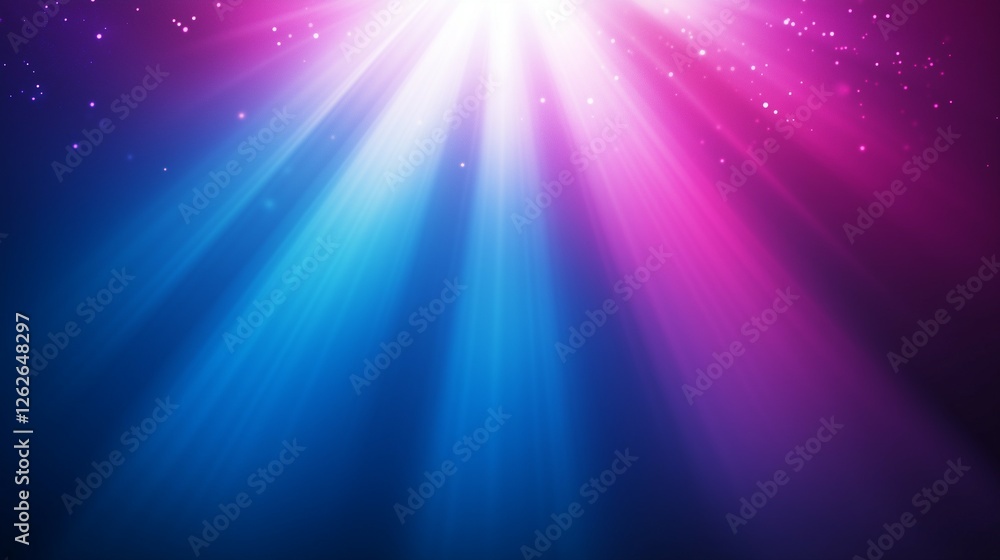 Abstract background with blue and pink light rays, rays of neon light on a dark gradient background Abstract background with blue and pink light rays, rays of neon light on a dark gradient background
