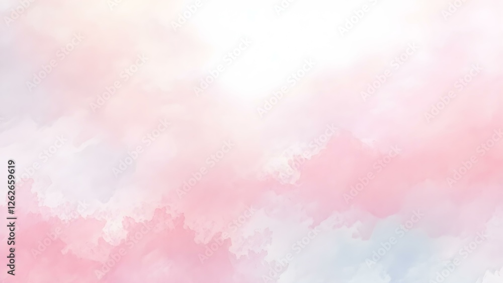 Abstract Pastel Watercolor Background: A dreamy, ethereal background featuring soft pink and blue watercolor hues, reminiscent of a sunset sky or delicate flower petals. Abstract Pastel Watercolor Background: A dreamy, ethereal background featuring soft pink and blue watercolor hues, reminiscent of a sunset sky or delicate flower petals.