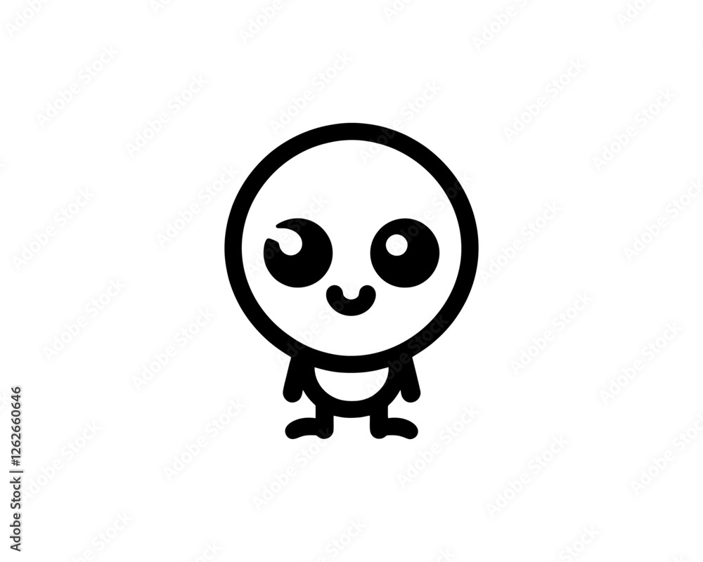 Obraz premium funny cartoon logo