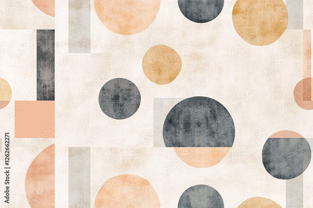 Geometric patterns with circles and squares on a light background, ideal for branding, textures, patterns Geometric patterns with circles and squares on a light background, ideal for branding, textures, patterns