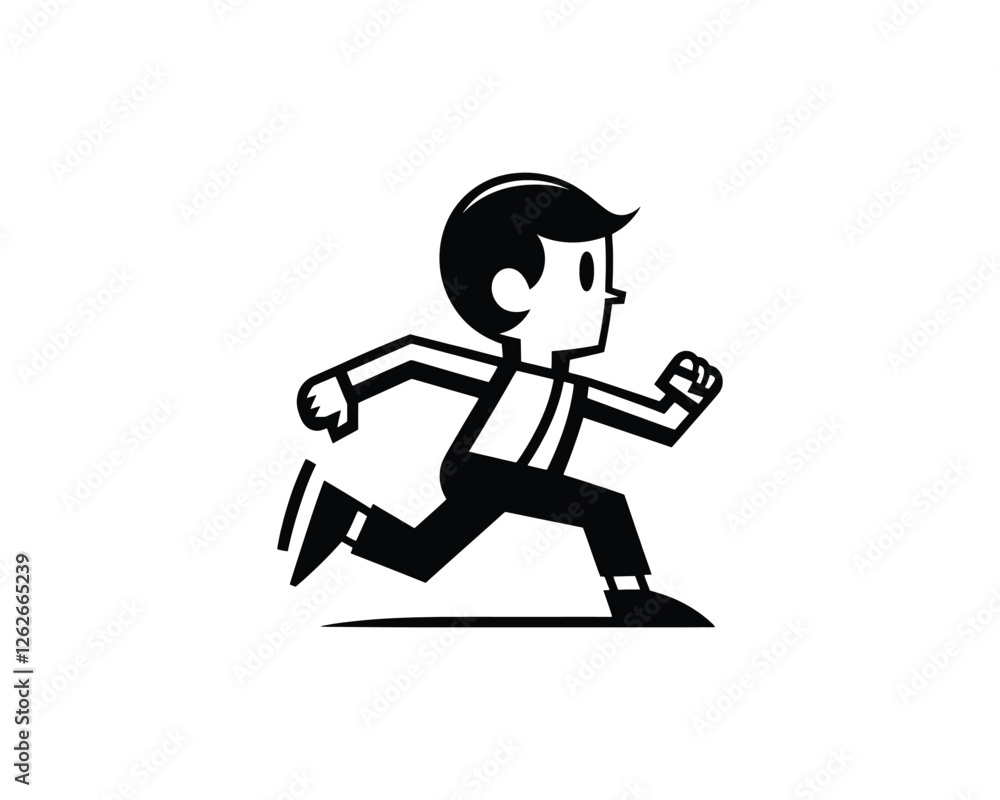 running man vector illustration running man vector illustration
