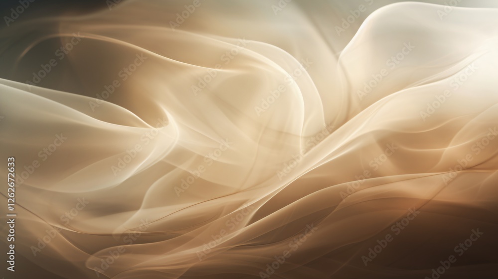 Obraz premium Ethereal Light Background with Delicate Puffs