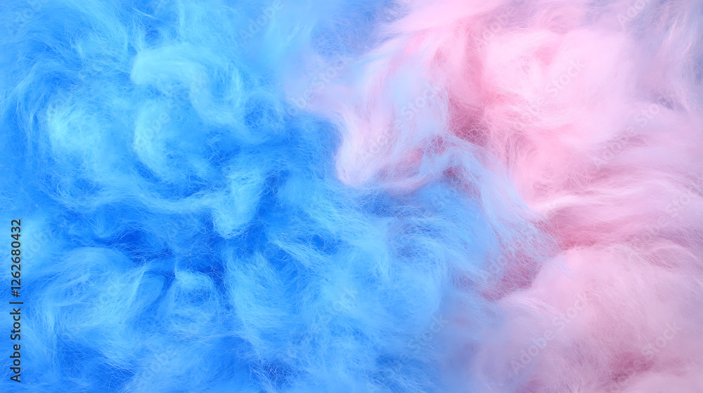 Dreamy Cotton Candy Swirl of Pink and Blue Softness Abstract Sweet Delightful Texture Background Dreamy Cotton Candy Swirl of Pink and Blue Softness Abstract Sweet Delightful Texture Background