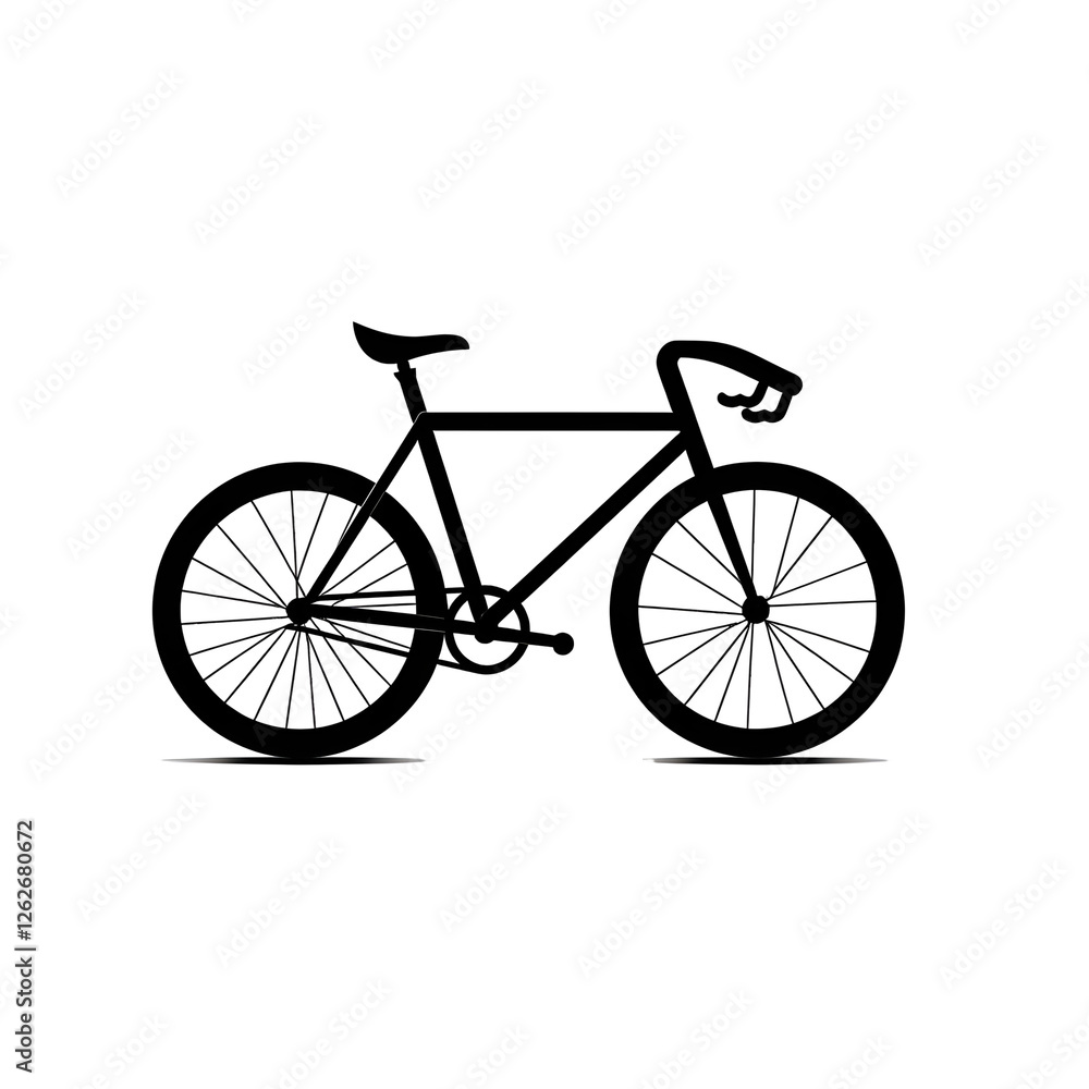 Fototapeta premium bicycle silhouette
