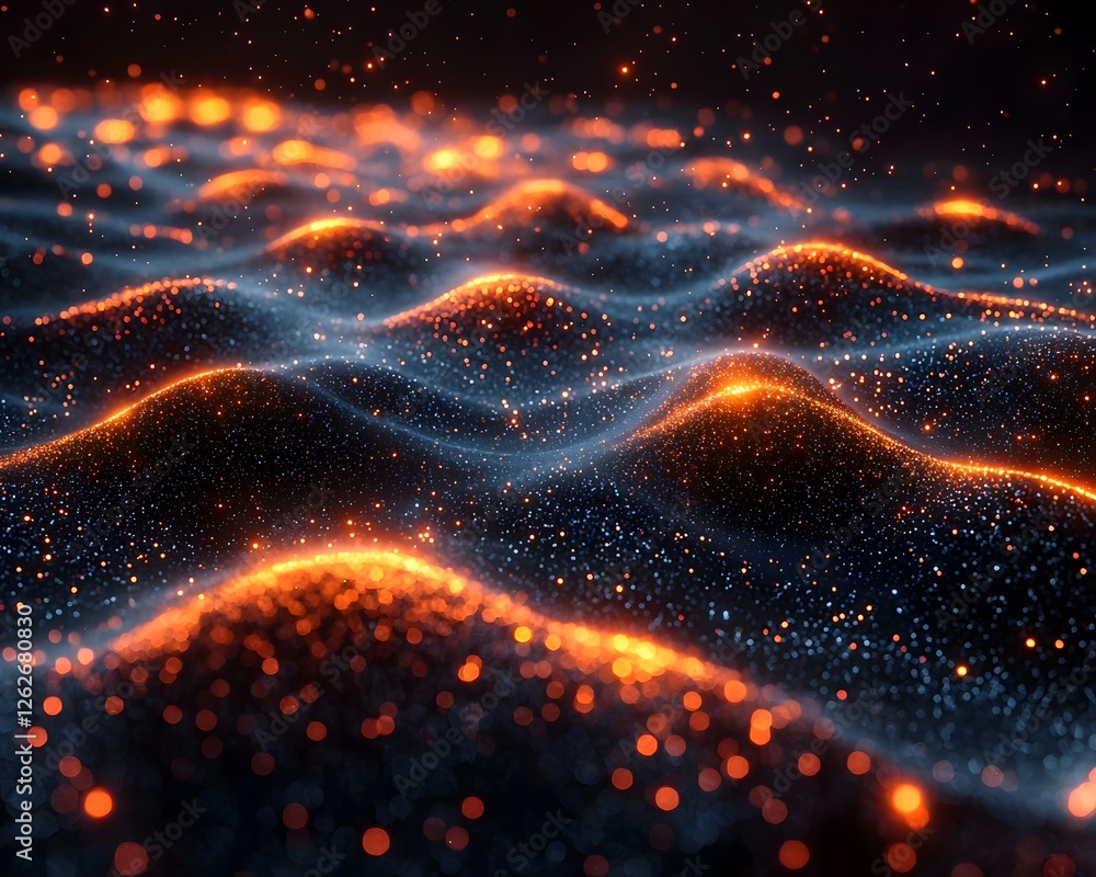 Surreal Glowing Pathways Connecting Students Through Vibrant Virtual Classrooms in Distance Learning Concept Surreal Glowing Pathways Connecting Students Through Vibrant Virtual Classrooms in Distance Learning Concept