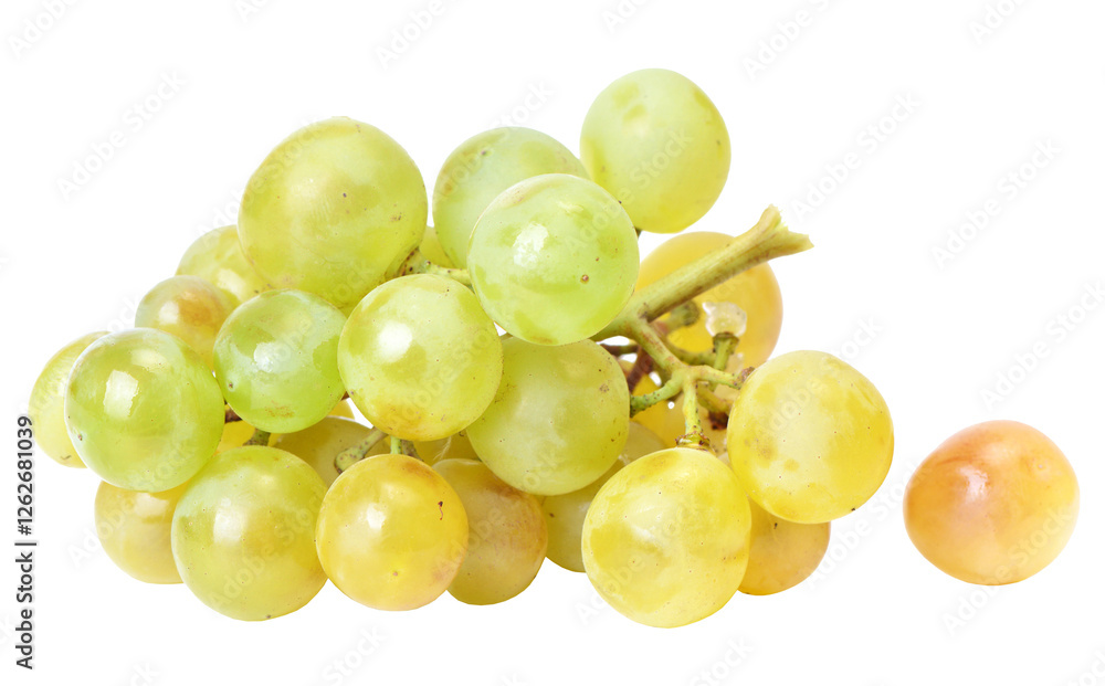 Bunch of grapes on a white background Bunch of grapes on a white background