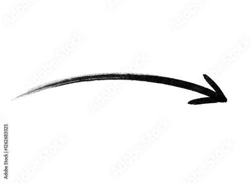 arrow marker isolated png scribble hand draw	