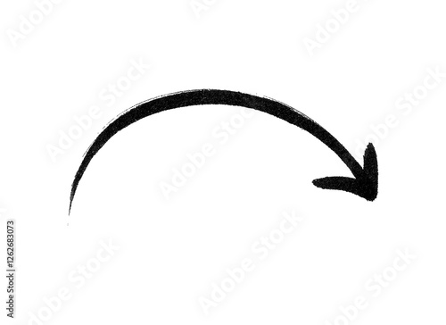 arrow marker isolated png scribble hand draw	