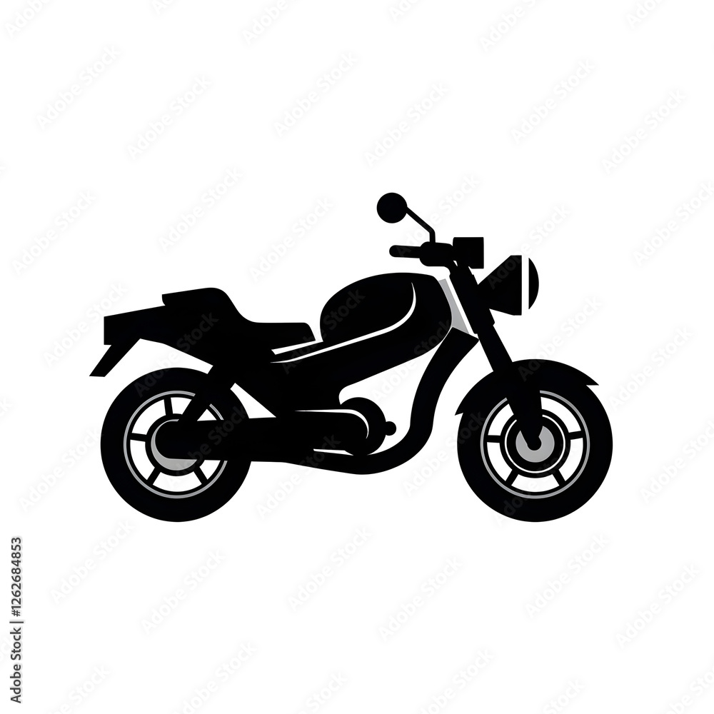 Fototapeta premium motorcycle silhouette