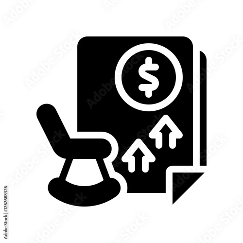 future funding glyph icon