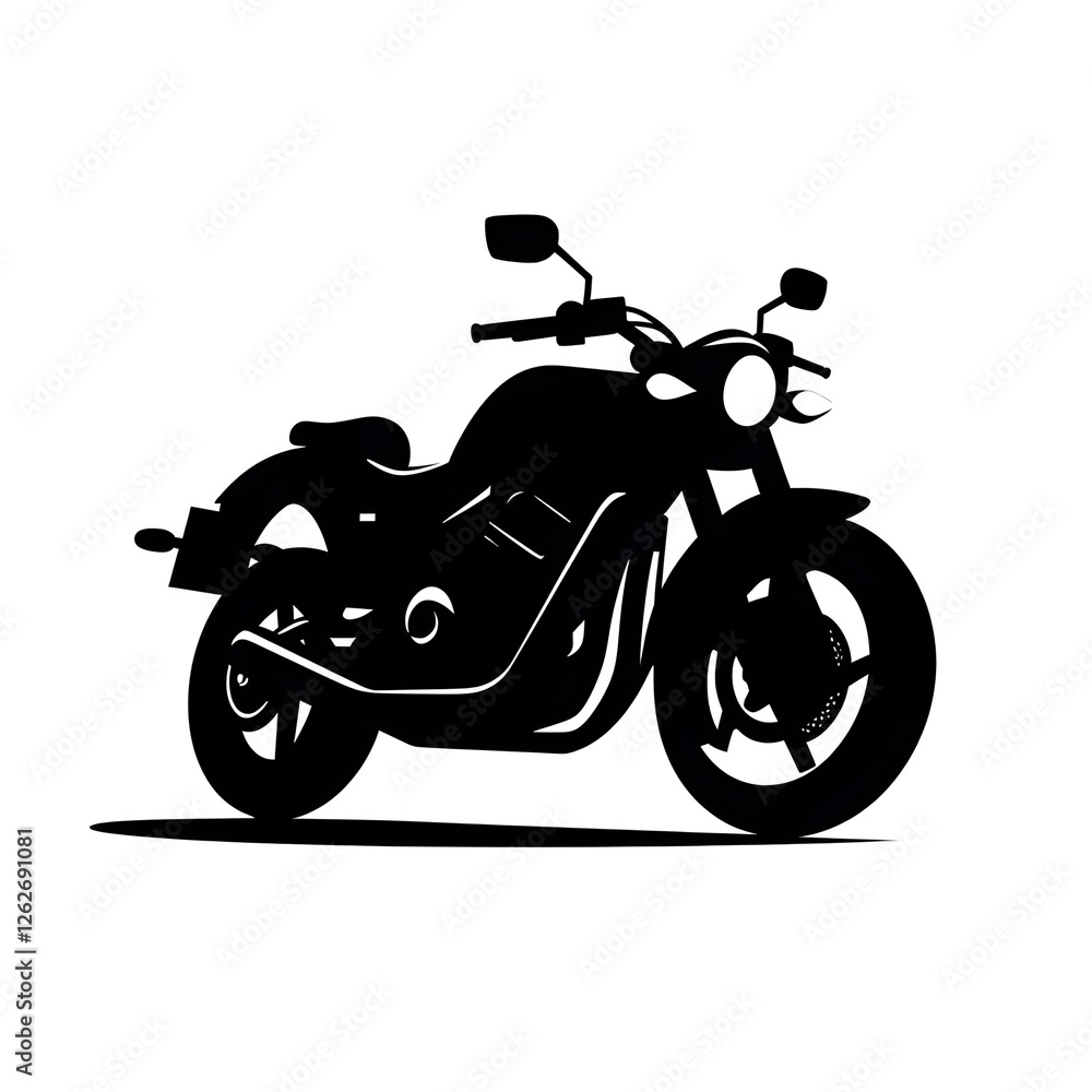 Fototapeta premium motorcycle silhouette