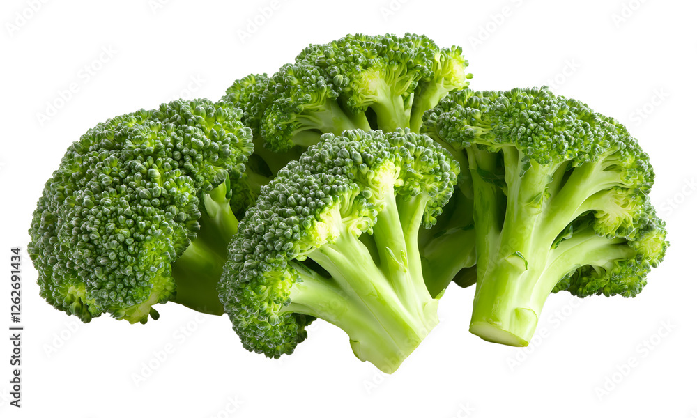 Broccoli on a transparent background. Broccoli on a transparent background.