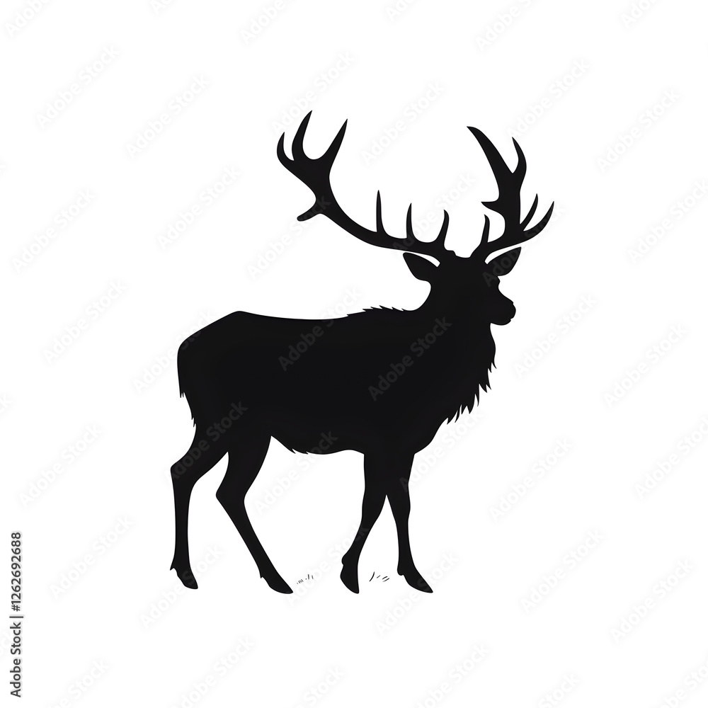 Fototapeta premium buck silhouette