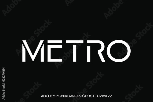 Display alphabet font vector design suitable for headline, poster, logo, magazine and many more