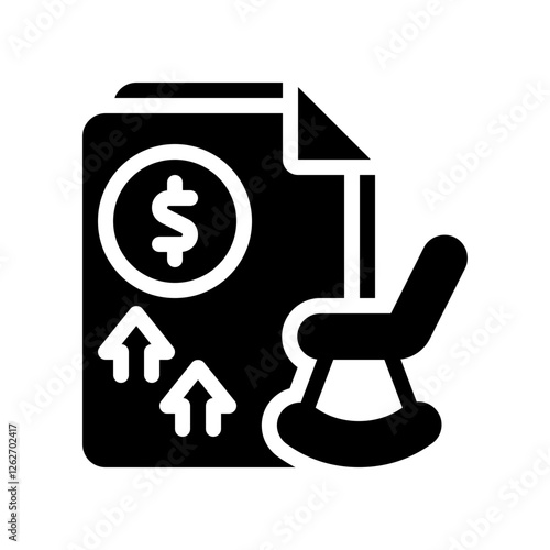 future funding glyph icon