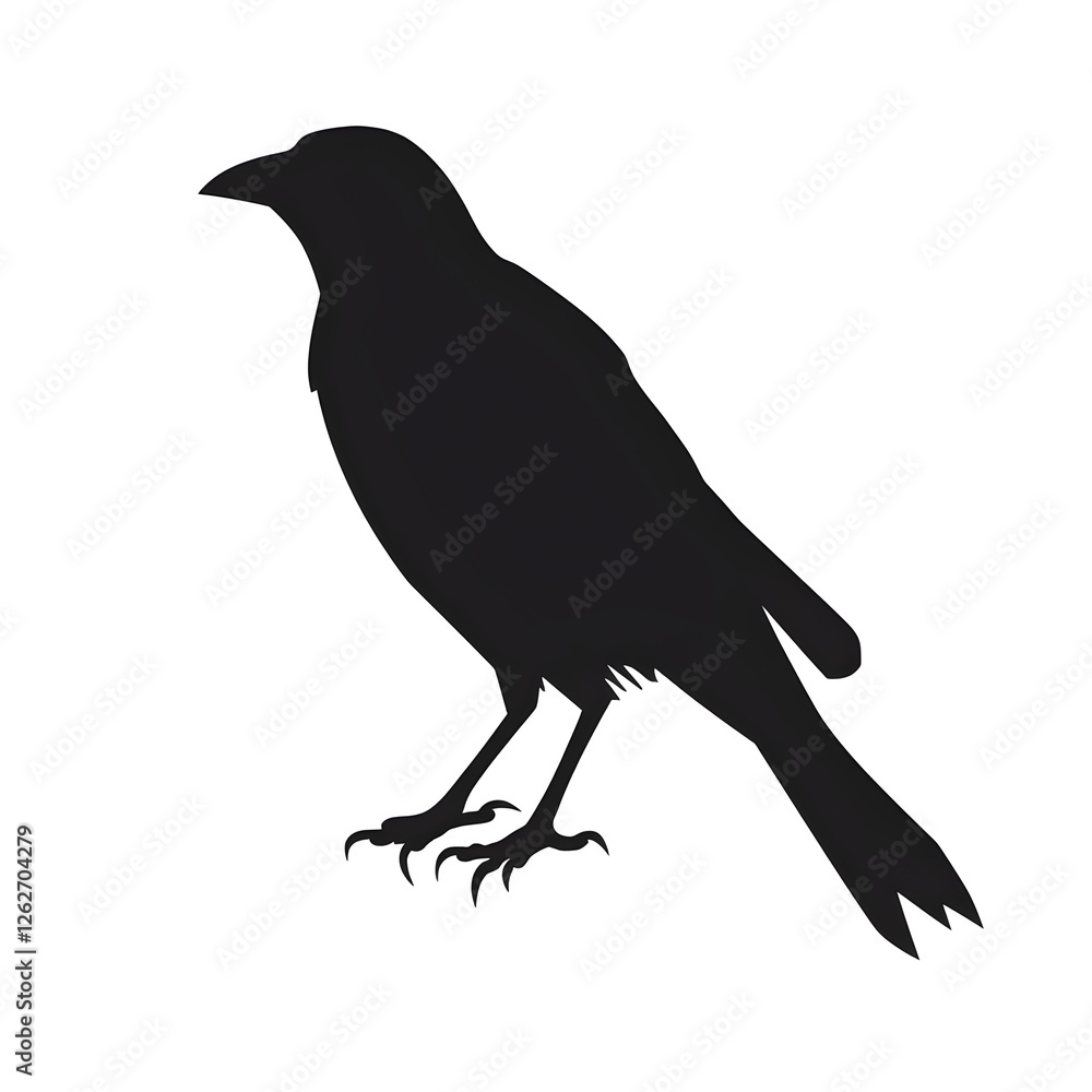 Obraz premium crow silhouette