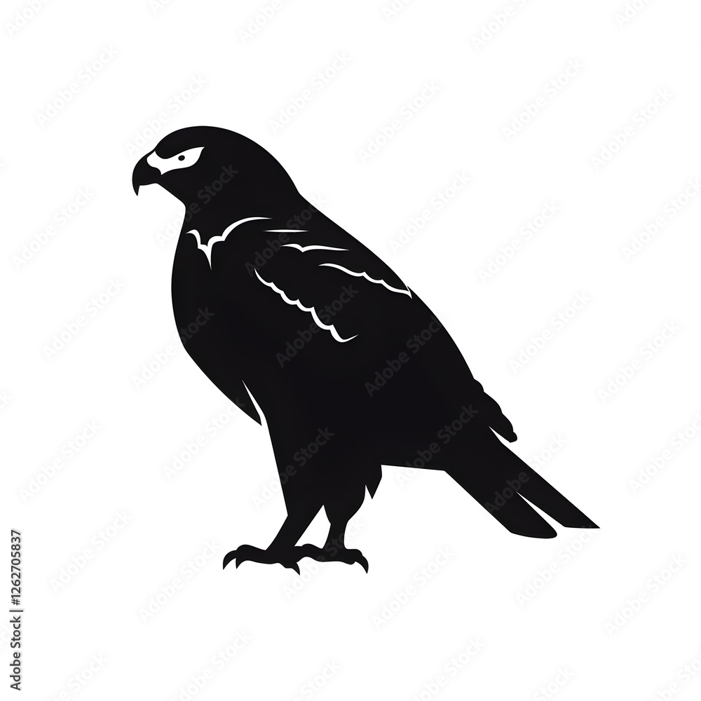 Fototapeta premium falcon silhouette