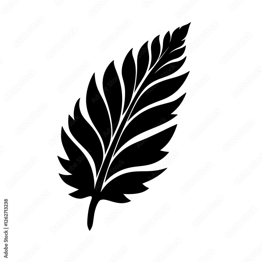 Fototapeta premium leaf silhouette